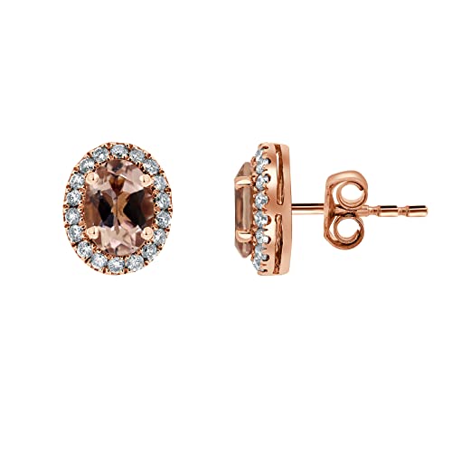 Morganite Diamond Ring
