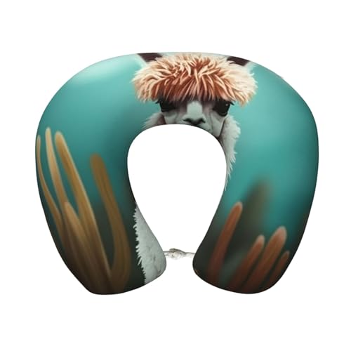 Almohada de viaje espuma viscoelástica 30 cm miniatura 1
