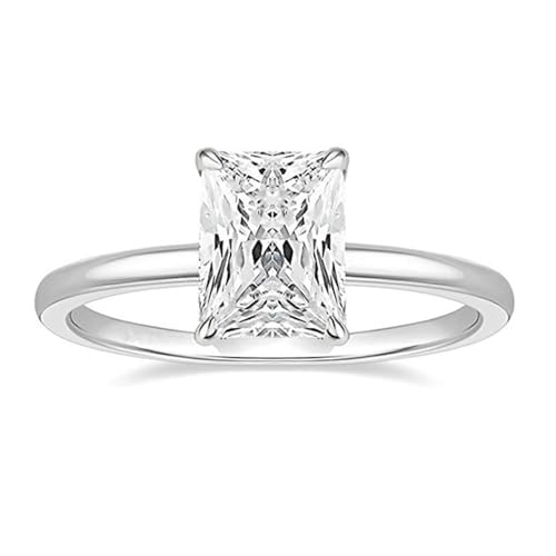 Bague en argent et moissanite le cadeau idéal pour femme
