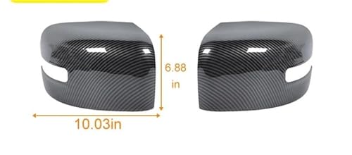 Cache pour rétroviseur intérieur Jeep Renegade effet carbone premium
