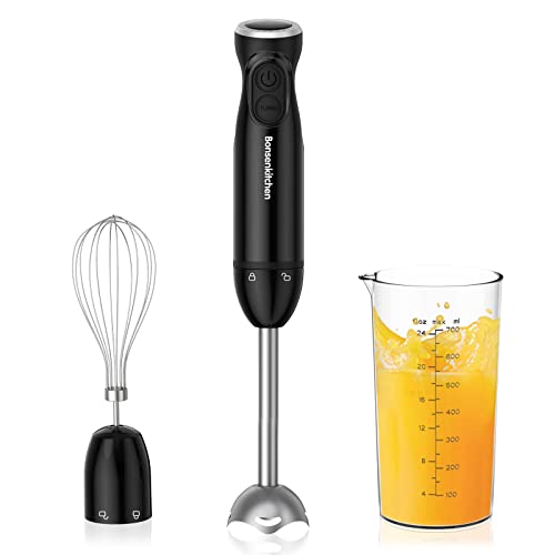 Ricette con spinaci: proposte veloci e sane per fare il pieno di vitamine 9 Bonsenkitchen Frullatore a Immersione, 3 in 1...