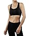 Produktbild FALKE Damen Sport-BH Madison Low Support With Pads W SB Funktionsgarn für niedrigen Aktivitätslevel 1 Stück, Schwarz (Black 3000), M