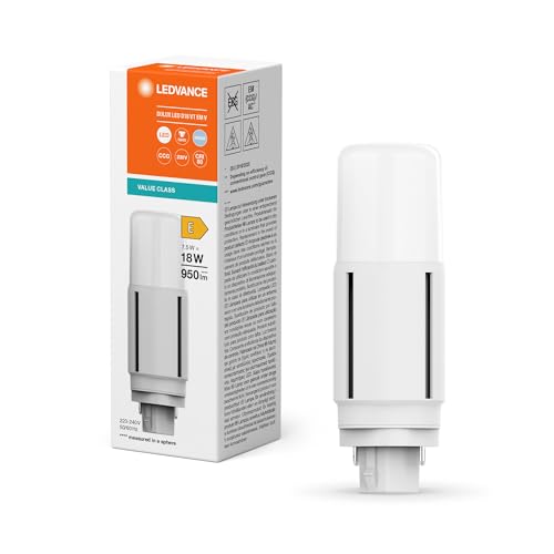 Osram Éclairage général Dulux LED D18 VT EM & AC Mains 7,5 W G24D 400 K 2 broches