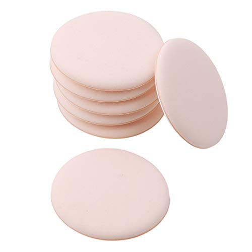 PASDD Schwamm Luftkissen Puderquaste Waschbare Schwämmchen Puderquaste Gesicht Baumwolle Puderquaste Geeignet für Anwendung BB Creme Flüssige Foundation Creme Fundament Loses Pulver (7 Stück) Cover