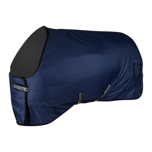 Coperta da box per cavalli 400 g in tessuto esterno 600 d rip-stop modello Bora 155 cm