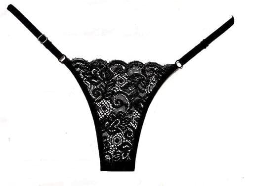 wow zn fashion Women lace Bikini Black Panty Free Size (Pack of 1)-picture-42