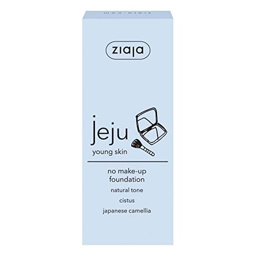 Ziaja Jeju Base de Maquillaje "No Make Up" Tono Natural 30 ml