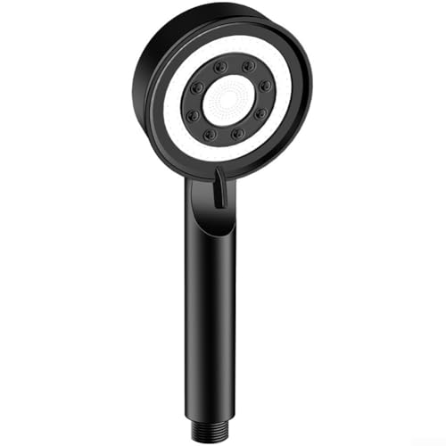 Potente cabezal de ducha presurizado con boquilla de ahorro de agua y 5 modos de pulverización para un rendimiento eficiente de la ducha