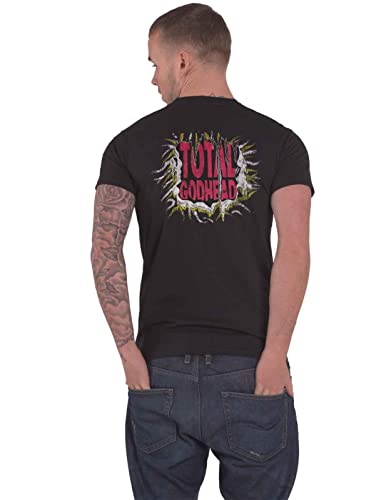 Soundgarden T Shirt Total Godhead Band Logo Nouveau Officiel Homme Noir - Les Beatles, Paul McCartney, John Lennon, RIngo Starr, George Harrison Soundgarden T Shirt Total Godhead Band Logo Nouveau Officiel Homme Noir – Image 3