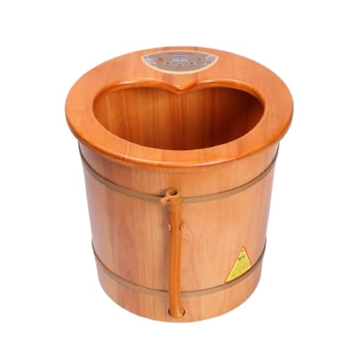Masajeador Spa de Pies Barril de Madera para Baño de Pies
