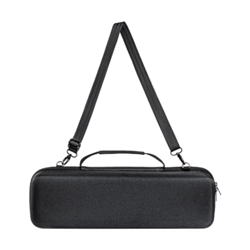 STARTIST 日本製電子楽器、ポータブルシンセサイザー用ハードケース、音楽玩具収納バッグ, 黒