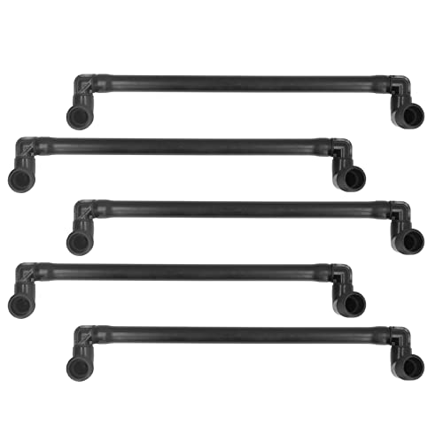 Fockety Tubo Flexible de Junta Oscilante para Riego de Césped, Rosca Giratoria G3/4, Boquilla Protectora, 5 Unidades