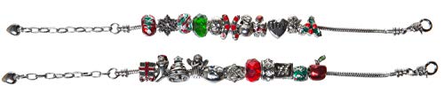 Red Co. Christmas Advent Charm Calendar with 2 Bracelets & 22 Unique Charms Jewelry Set - 24 Gifts Total Present for Daughter, Niece, Granddaughter2