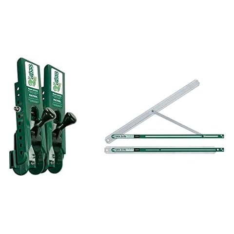 PacTool SA90338 Gecko Gauge - LP Siding Mounting Block Tool & SA904 30-Inch Angle Measuring Tool - Aluminum Gable Scribe - Professional/Contractor Grade Tools Cover