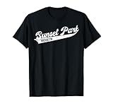 Sunset Park Brooklyn Typographic Distressed Design. T-Shirt