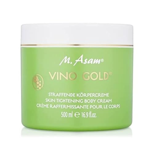 M. Asam Vino Gold straffende Körpercreme (500ml) Reichhaltige Anti-Aging Creme mit Koffein – wirkt effektiv gegen Anzeichen von Cellulite