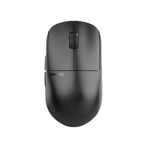 Image of Pulsar Gaming Gears X2H v3 Wireless Gaming Mouse, Ultra Lightweight 1.87 oz (53g), Symmetrical, Optical Switch, 32000 DPI, 750 IPS, XS-1 Sensor, 8k Compatible (Medium, Black)