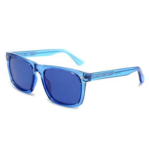 Lunettes de soleil polarisées en acétate et monture cloutée haut de gamme