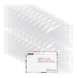 Better Kitchen Products Crystal Clear Recipe Card Covers, 4 x 6 Inch, 200 Pack