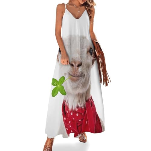 Robe longue femme été sans manches fluide et fraîche contre la chaleur