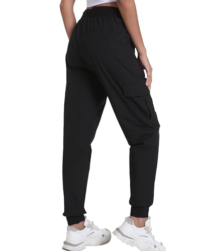 Womens Hiking Pants Cargo Joggers for Women with Pockets Lightweight Quick Dry Travel Camping Pants4