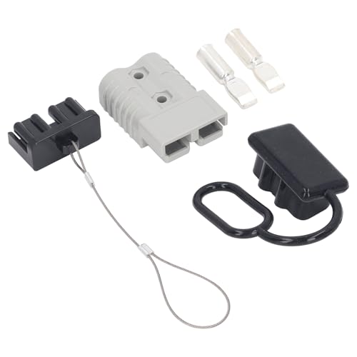 175A 600V Battery Connector Quick Connect Modular Battery Power Fitting with Silicone Protection Cover