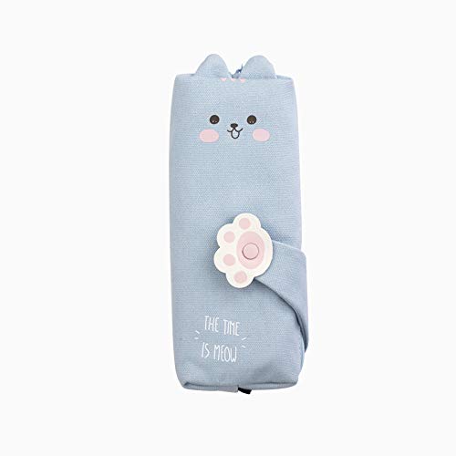 Preisvergleich Produktbild Federmäppchen Federtaschen Mäppchen Große Kapazität mit Reißverschluss Langlebig Leinwand Geeignet Für Schulbüro Studenten Erwachsenen Aufbewahrungsbox Schreibwaren Kosmetiktasche viel Platz