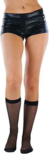 Image of ToBeInStyle Women's Pack Of 6 Pairs Sheer Knee-Hi Nylon Solid Socks