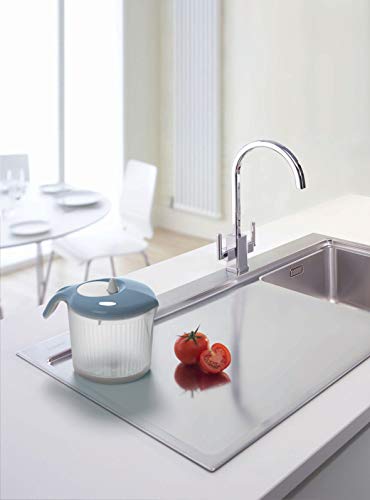 Biesse Casa Salade Spinner, Polypropyleen, Blauw, 18 x 24,8 x 20,5 cm - Image 3