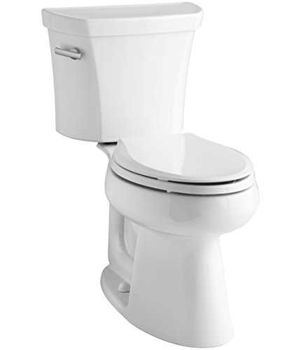Highline 1.0 GPF Comfort Height Two-Piece Elongated Toilet with Class Five Flush Technology and Left-Hand Trip Lever, White Highline 1.0 GPF Comfort Height Two-Piece Elongated Toilet with Class Five Flush Technology and Left-Hand Trip Lever, White
