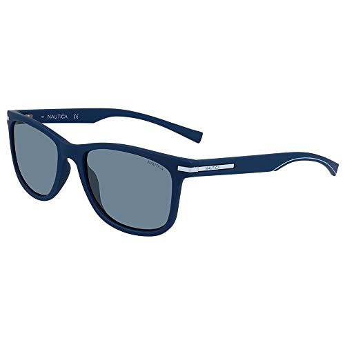Nautica N3661SP Sunglasses, 420 Matte Navy, 5618