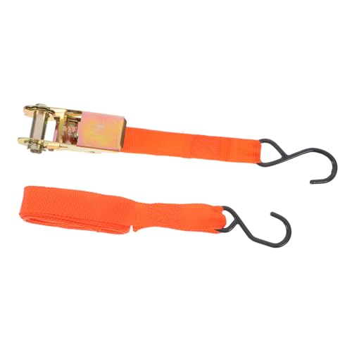 OSALADI 4pcs Heavy Duty Tie Down Straps Ratchet Lashing Straps for Cargo Trucks Trailers and Snowmobiles Strong Fastening User Friendly Design