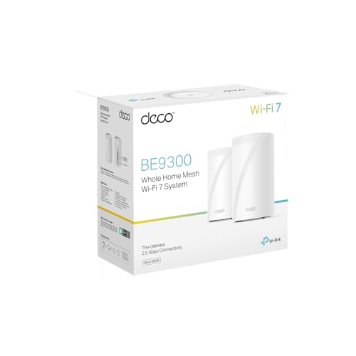 TP-Link Deco Mesh WiFi 7, Tri-Bande Jusqu’à 9,3 Gbit/s, Pack de 2, Deco BE65 - 10