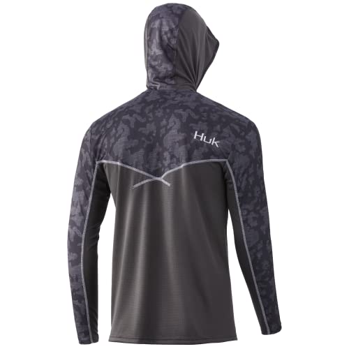 Icon X Camo Hoodie |Upf 50+ Long-Sleeve Fishing Shirt #TOP1