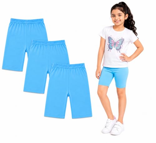 Image of MERIDA Cotton Cycling Shorts for Girl's Pack of 3