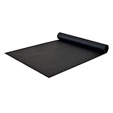 Love Generation Yogamat - Zwart | zeer goede grip | slijtvast | 183 x 61 x 0.4 cm | geschikt voor alle Yoga stijlen en fitness | voor beginners en gevorderden