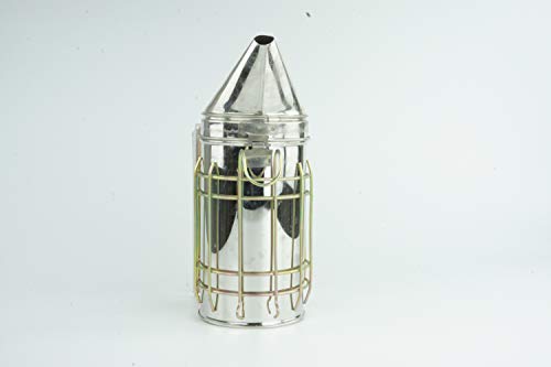 APIFORMES Ami Smoker S - klein mit Wildleder Blasebalg | Rauchbläser | Imkerei | Imkerschutz | Rauchdose | Imkereibedarf – Bild 4