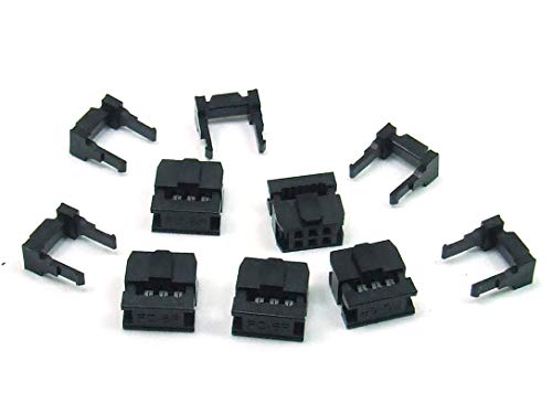 POPESQ® 5 unidades. x IDC 2.54mm Conector macho Cable plano 6 vías #A1359