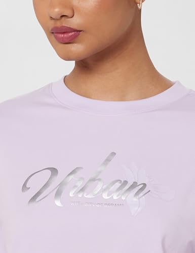 Image of XTEP Women's Urban Casual T-Shirt with Combed Cotton Elastane | Moisture-Wicking, Easy Mobility | Soft Touch Stretch