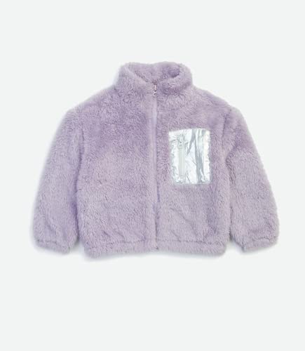 Splendid Girls' Faux Sherling Long Sleeve Jacket2