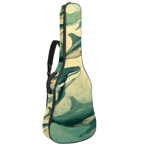 Étui guitare acoustique 109 cm léger sans rembourrage tissu oxford