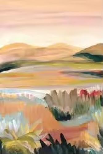 Tableau moderne pour grand mur vide salon triptyque montagne sans cadre - 2