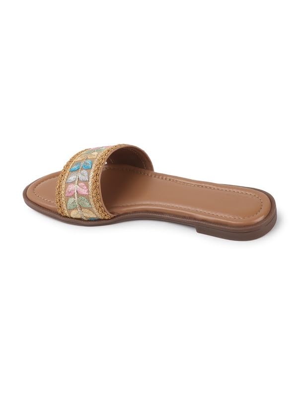 Image of Sukun DV 9004 Women's Lightweight Cushioned Flat Sandals Stylish Adjustable & Slip-Resistant Comfort for Girls & Ladies