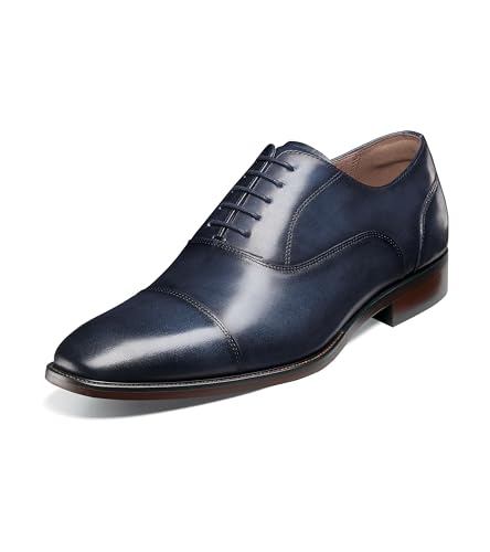 Florsheim Mens Sorano Lux Cap Toe Bal Oxford Navy 10 Medium
