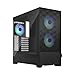 Produktbild Fractal Design Pop Air RGB Black - Tempered Glass Clear Tint - Honeycomb Mesh Front  TG Side Panel - Three 120 mm Aspect 12 RGB Fans Included  ATX High Airflow Mid Tower PC Gaming Case