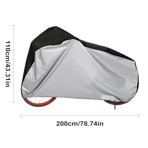 Funda impermeable para bicicleta portátil resistente al agua y lluvia ligera 3