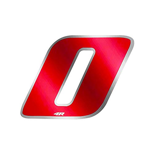 Image of Quattroerre Racing Number 0 Anodized Medium, Red