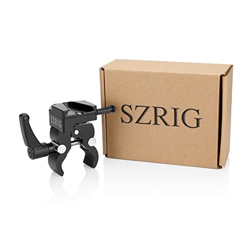Image of Crab Clamp with Universal V-Lock Mount Quick Release Adapter for DSLR Camera Battery Accessory