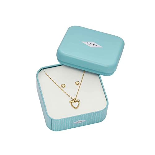 Image of Fossil Locket Necklace for Women