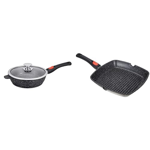 KAMBERG Sauteuse 28 cm, Poêle Grill